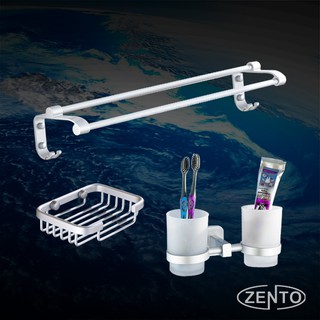 Bộ 3 phụ kiện nhà tắm hợp kim nhôm Zento OLO-049