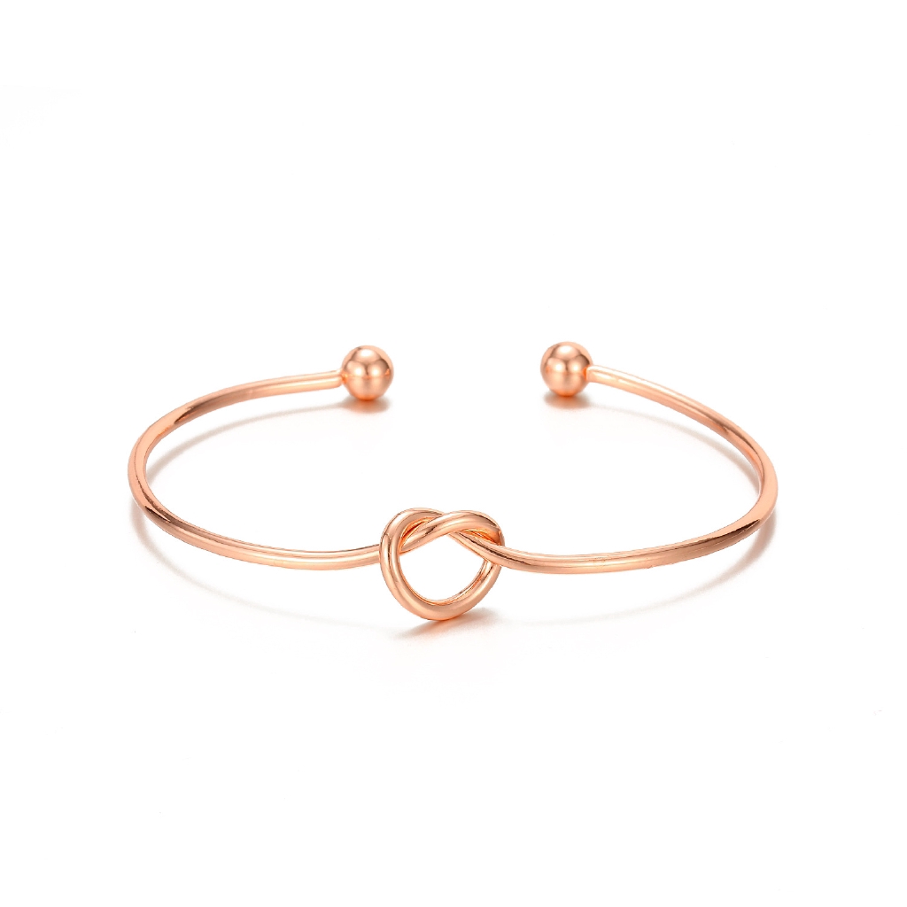 Vòng đeo tay dạng hở phong cách Hàn Quốc đơn giản