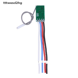 [ptttwesd2hg] 433Mhz 1CH RF relay receiver wireless remote control light switch micro module New