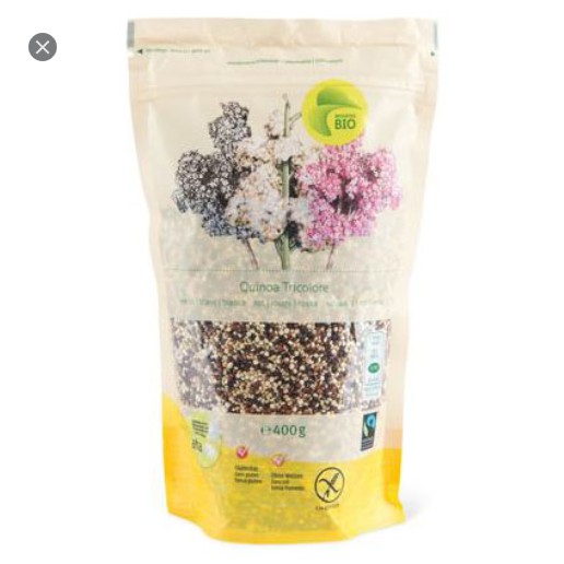 Hạt diêm mạch Quinoa mix 3 màu Bio của Thụy Sĩ 400g