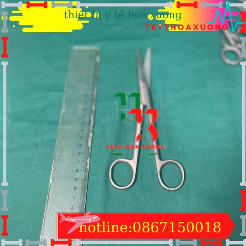 [Hàng Chính Hãng Parkistan] Kéo Y Tế Thẳng Nhọn 20cm- Kéo Cắt Chỉ