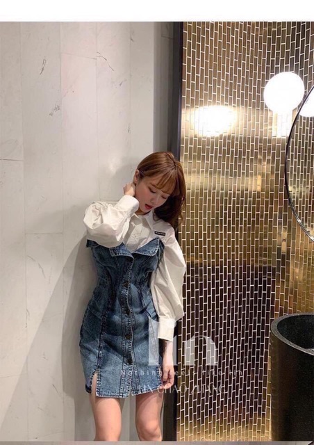 ❤️ SET ĐẦM ỐNG JEAN + SOMI PHỒNG #195k