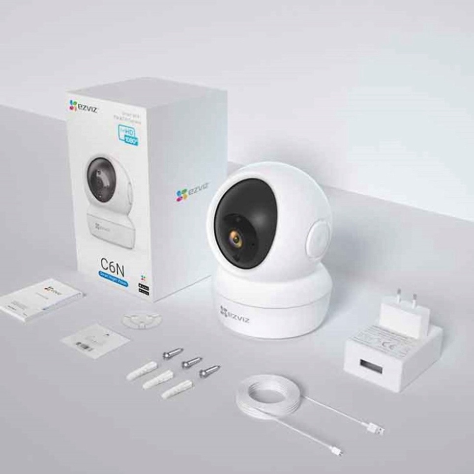 Camera ezviz C6N 2MP và 4MP kết nối wifi xoay 360 độ, quay đêm hồng ngoại 10 mét, đàm thoại 2 chiều, bảo hành chính hãng