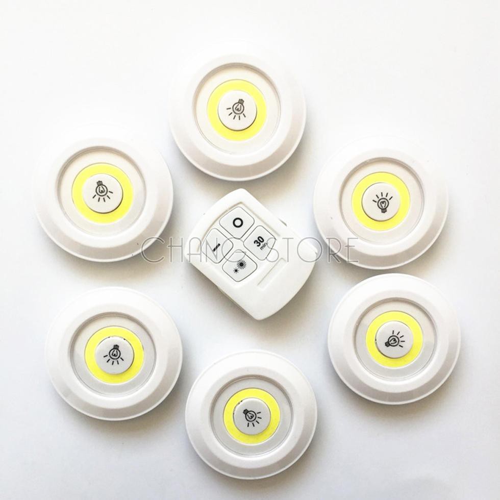Bộ 3 Đèn LED Dán Tường Mini Thông Minh MURO Longer Light có chức năng hẹn giờ và Remote Điều Khiển Từ Xa | BigBuy360 - bigbuy360.vn
