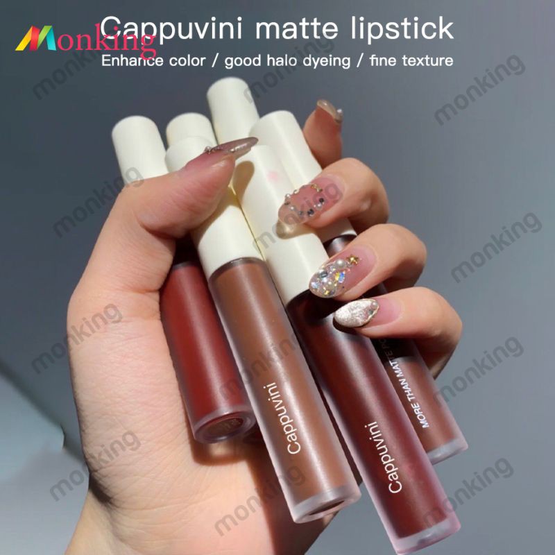 2021 Velvet Lip Glaze Waterproof Lasting Moisturizing And Not Easy To Fade Nude Lip Gloss Lipstick Cosmetics [blackpink]