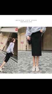 CHÂN VÁY LEN - CHẤT LEN DÀY DẶN - Size S M L