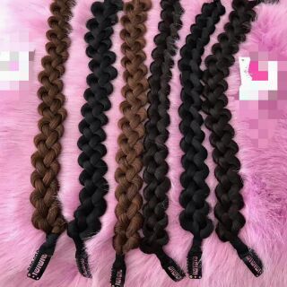 Tóc ngoặm phối bím kẹp
