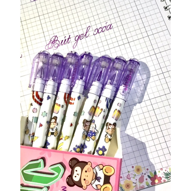Bút gel xoá được , bút điểm 10dành cho mọi đối tượng học sinh ER-03, mực đậm