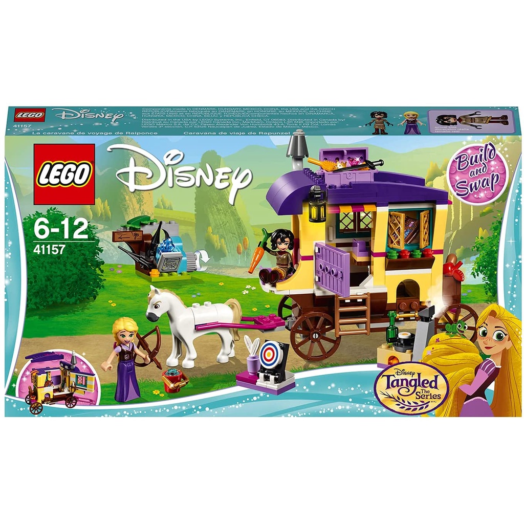 Đồ chơi LEGO Disney Princess Rapunzel’s Traveling Caravan 41157