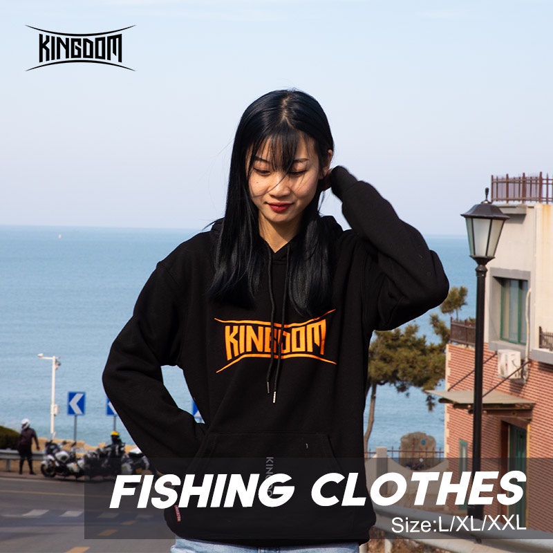 Kingdom Áo khoác câu cá Kingdom bằng cotton 95% cỡ L/XL/XXL