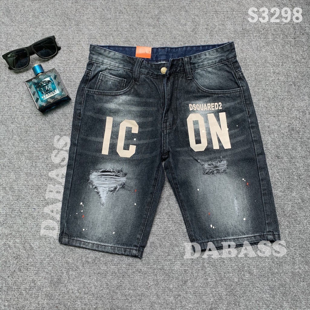 Quần Short Jean Nam rách chất liệu jean cao cấp | BigBuy360 - bigbuy360.vn