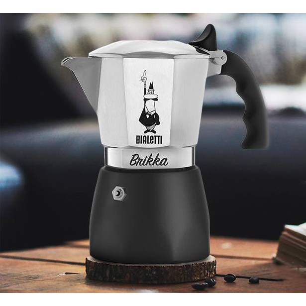 ẤM PHA CÀ PHÊ KIỂU Ý MOKA POT BIALETTI BRIKKA 4 LY