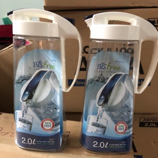 [LOCK&LOCK CHÍNH HÃNG] 🎀 Combo 2 bình Nước One Touch Lock&Lock 2L