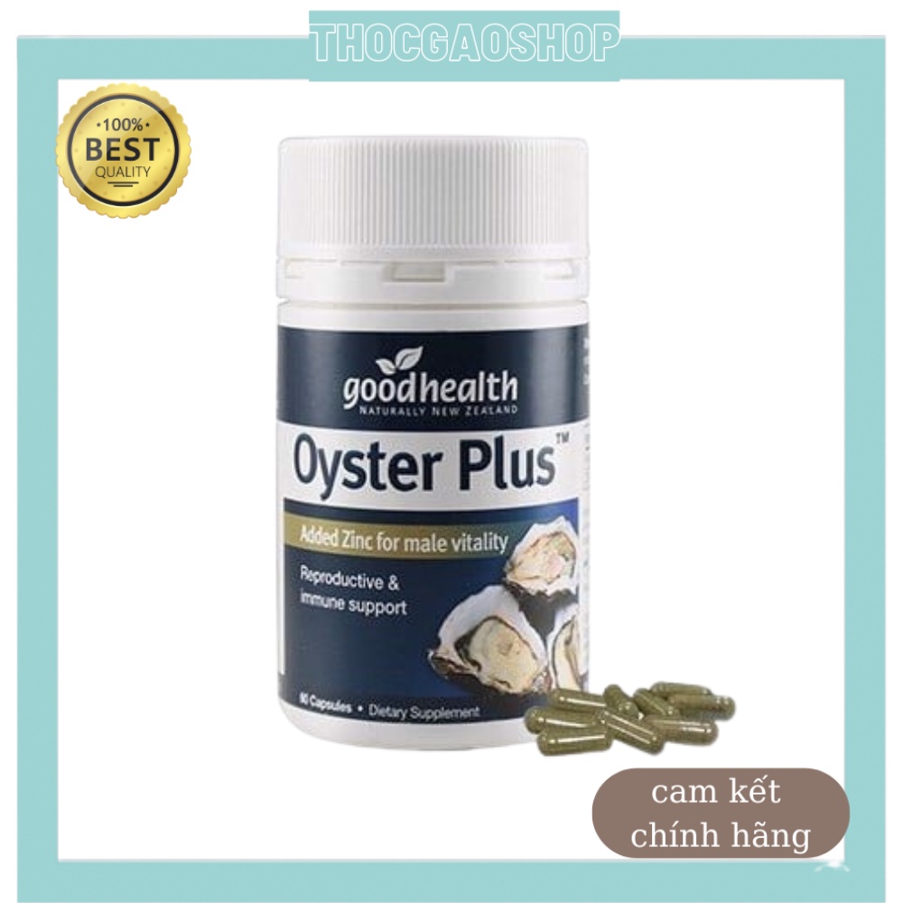 Tinh chất hàu Úc Goodhealth Oyster Plus ZinC 60 viên Úc