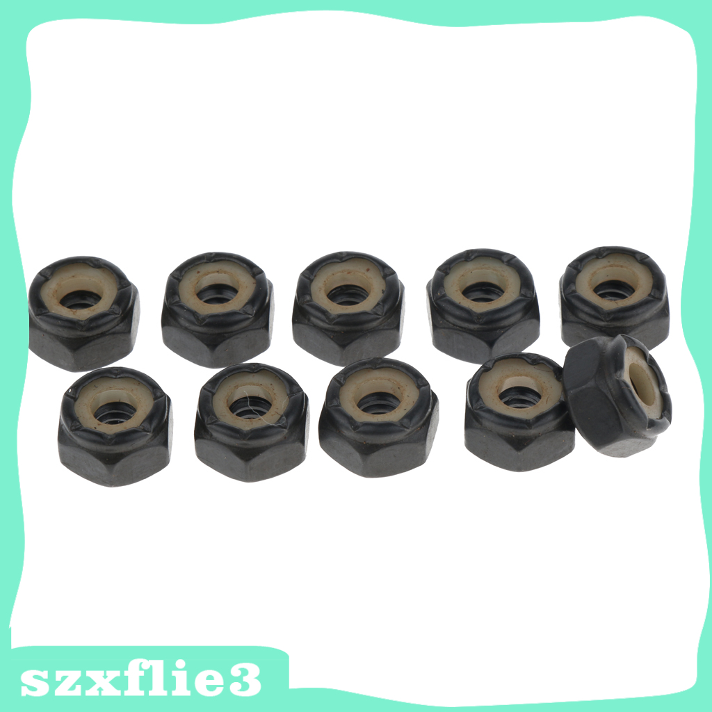 Bộ 10 Đai Ốc Szxflie3 5 / 8 / 10mm Cho Ván Trượt Dài M5