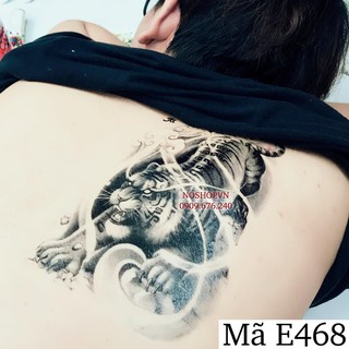 Hình Xăm Dán Cọp - E468