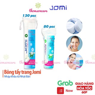 Bông tẩy trang Jomi - nhập khẩu từ Nhật Bản - Cotton Pads - tẩy sạch bụi bẩn, bã nhờn, lớp trang thumbnail