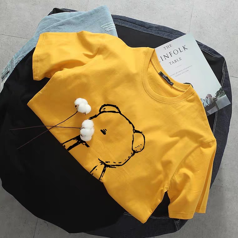 Áo Thun Tay Lỡ Gấu Teddy Dễ Thương Đáng Yêu - Form Rộng Freesize | BigBuy360 - bigbuy360.vn