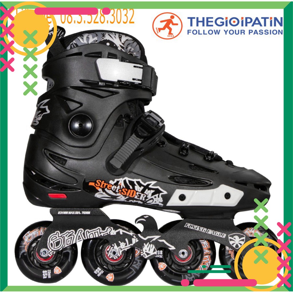 Giày patin F5 streetslider, giày patin cao cấp