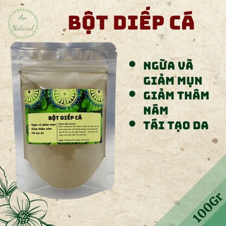 100gr bột diếp cá sấy lạnh nguyên chất handmade - an natural
