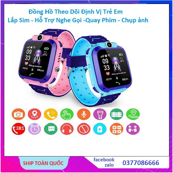 Đồng Hồ Định Vị Thông Minh Dành Cho Trẻ Em Học Sinh Chống Nước- Nghe Gọi - Quay Phim-Chụp ảnh | BigBuy360 - bigbuy360.vn
