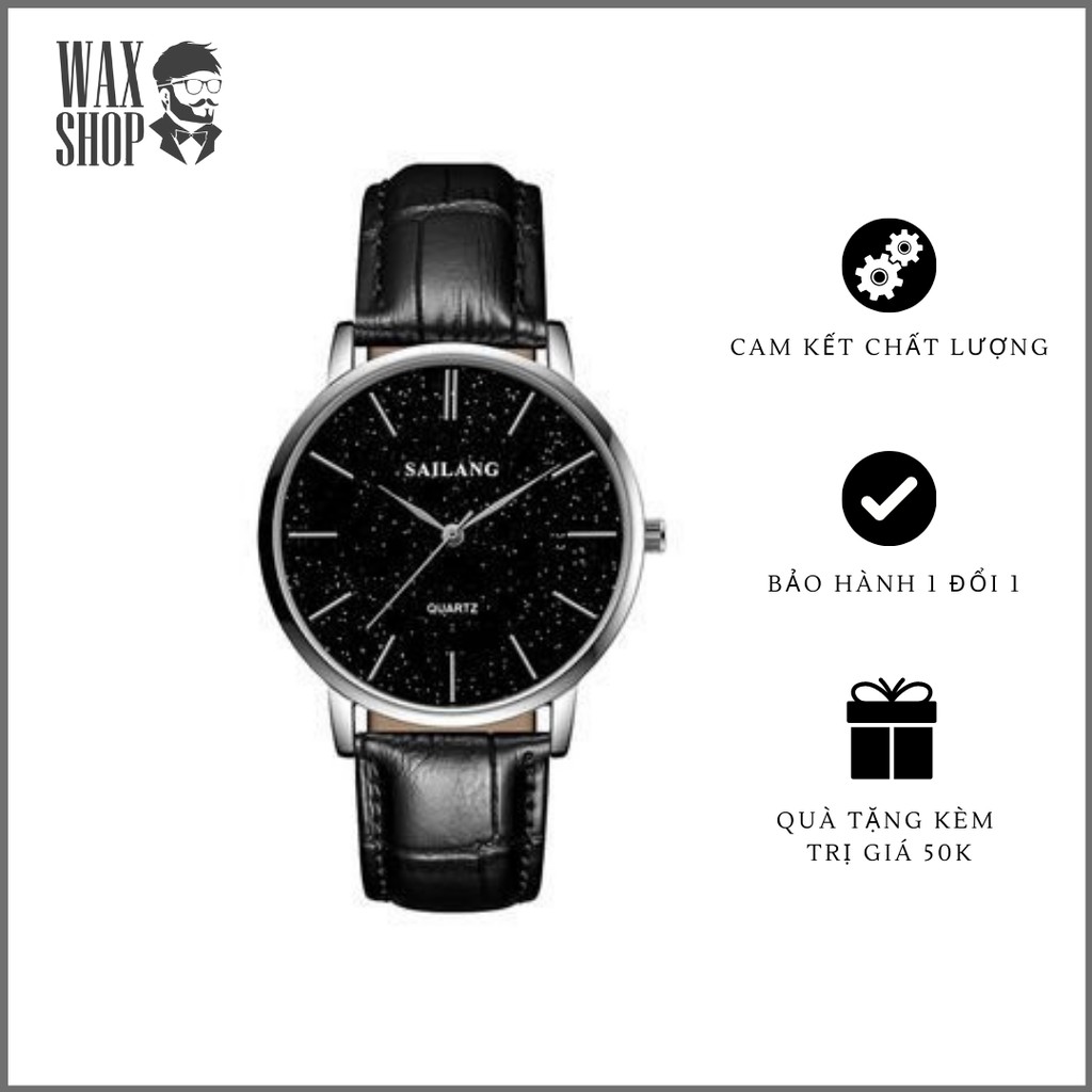 Đồng Hồ Nam SAILANG 0013  ⚡ [Mẫu Siêu Đẹp] ⚡ Với Mặt Dây Da Chất Lượng, Thời Thượng