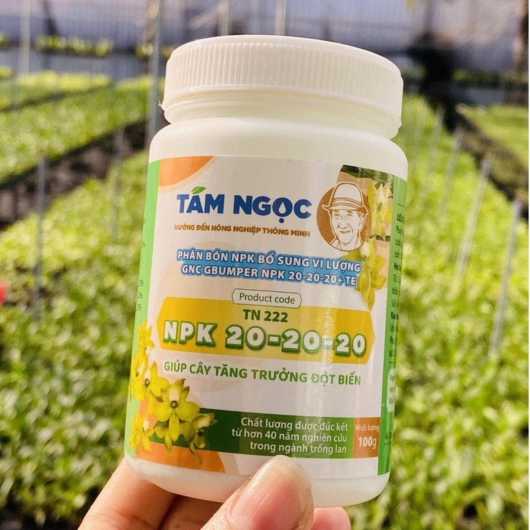 Phân bón NPK 20-20-20 Thầy Tám Ngọc