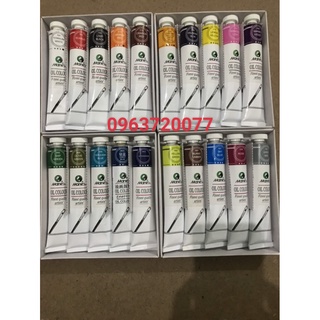 Bộ đầy đủ 20 tuýp sơn dầu 50ml Maries