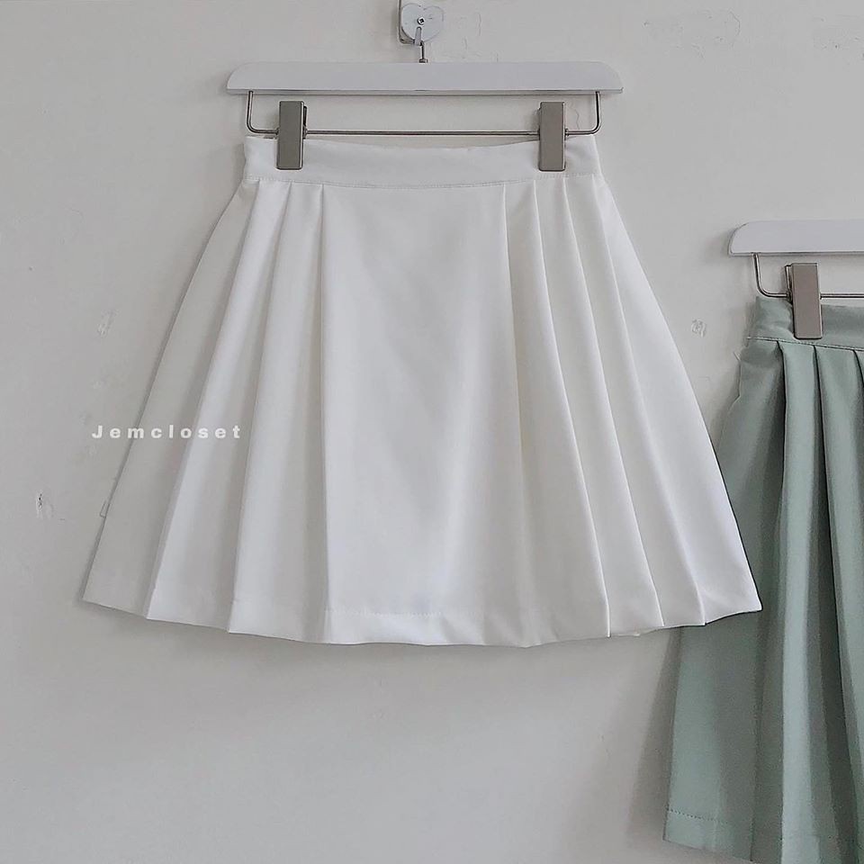 Chân Váy Ngắn Xếp Li Cách Điệu Năng Động Cá Tính Váy Hàn Có Quần Dấu Trong Chất Liệu Vải Dệt Siêu Dày 3192