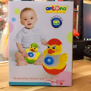 No.341 Đồ chơi lật đật vịt Antona (âm thanh & đèn led)