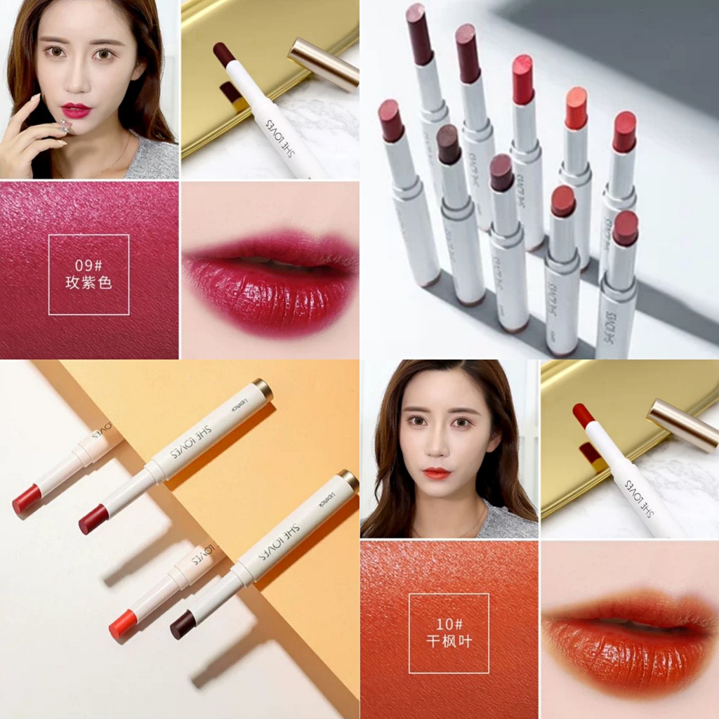 SHE LOVES – Son thỏi lì sương khói LIP Adore Mist Moist Lipstick | BigBuy360 - bigbuy360.vn