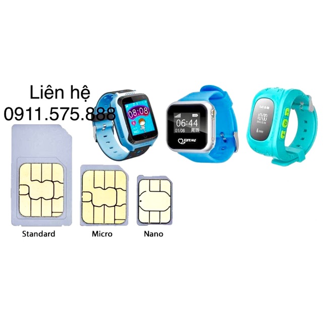 Sim 4g lắp cho đồng hồ định vị
