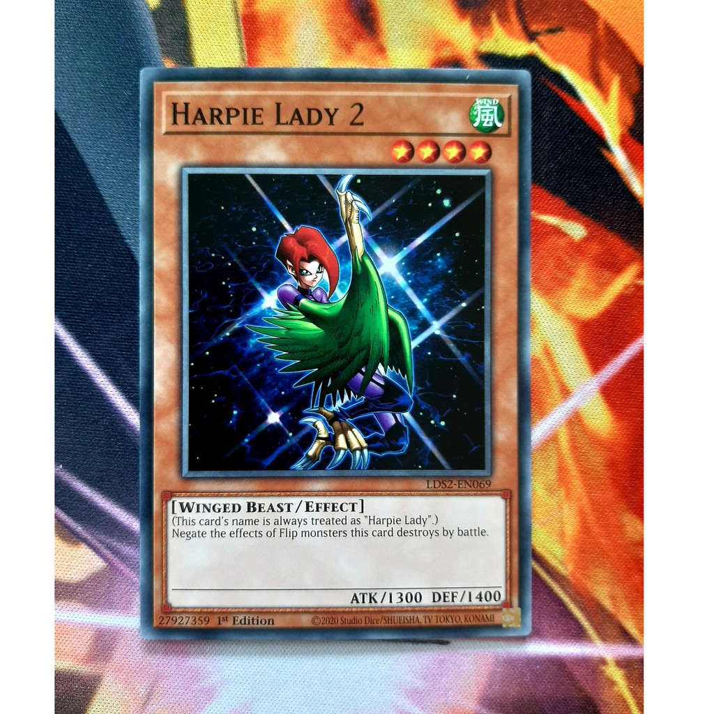 [ ĐỖ LẠC SHOP ] THẺ BÀI YUGIOH - MONSTER - Harpie Lady 2 - LDS2-EN069 - Common 1st Edition