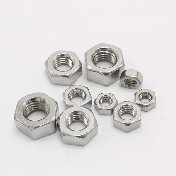 Đai ốc lục giác thép không gỉ 304