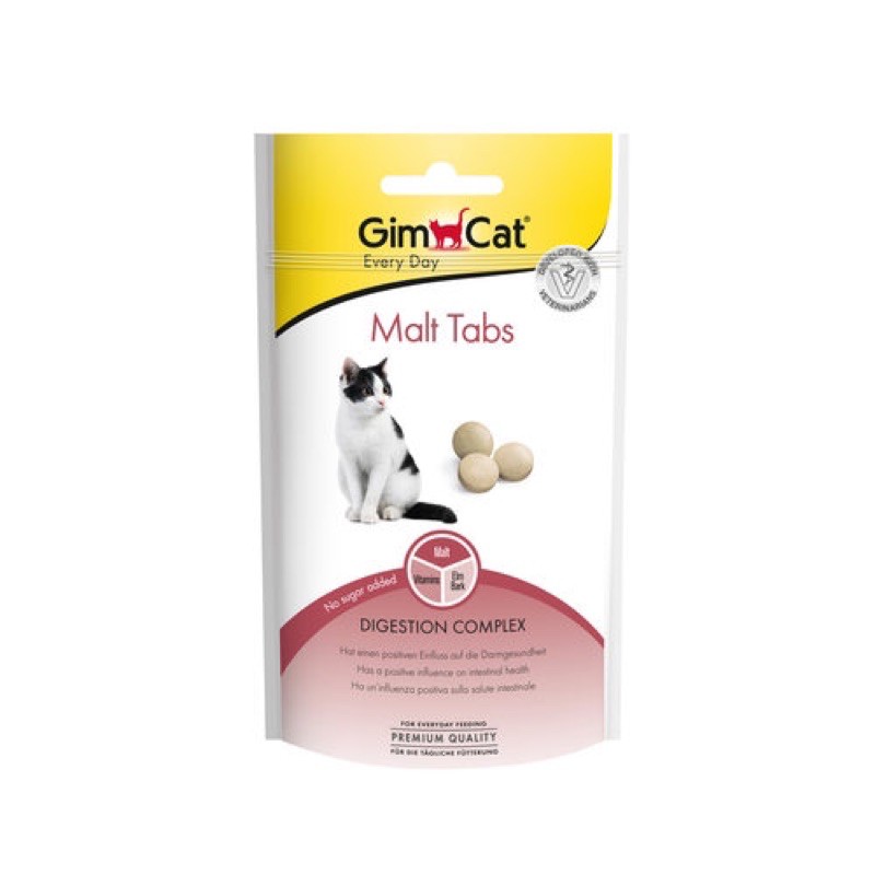 Gimcat Malt tabs snack dạng viên hỗ trợ búi lông