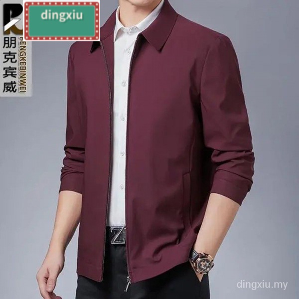 Áo Khoác Bomber Thiết Kế Mới Kiểu Dáng Đơn Giản Thời Trang Mùa Thu Dành Cho Nam