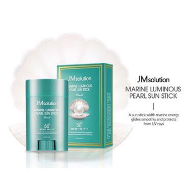 Deal 29/11 LĂN CHỐNG NẮNG JM solution Marine Luminous Pearl Light Sun Stick SPF50+ PA+