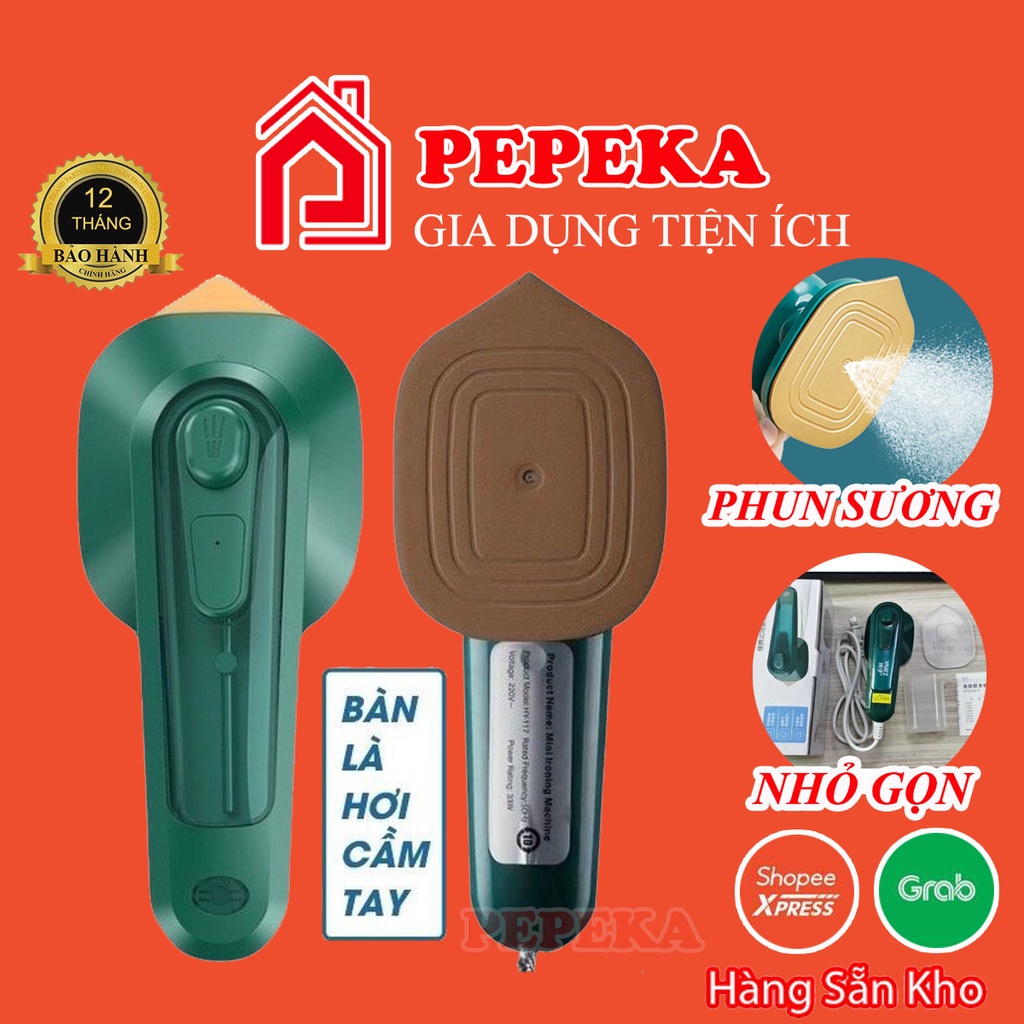 Bàn là hơi nước cầm tay Du Lịch Xanh Lá Cao Cấp, Tiện Lợi Dùng Được Cho Mọi Loại Vải - Bảo Hành 12 tháng