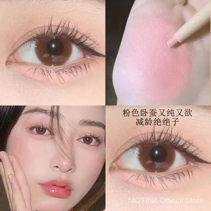 Bút trang điểm mắt màu nude tự nhiên hai đầu chống phai màu