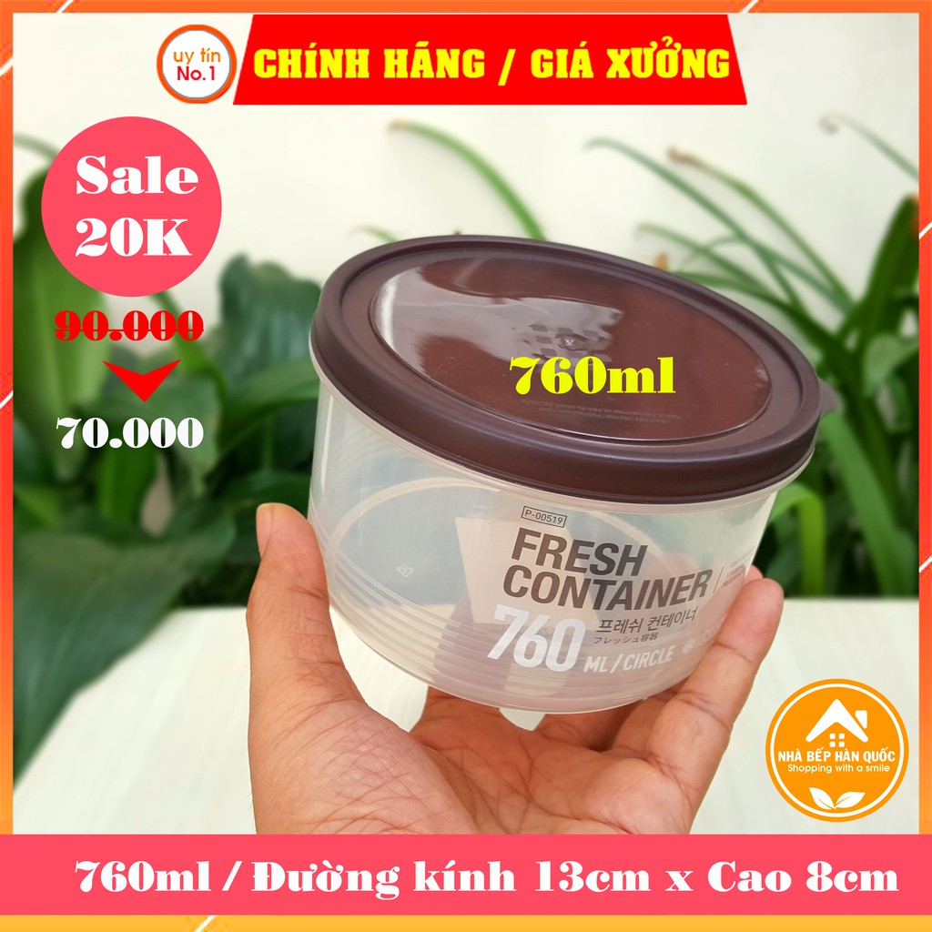 Hộp nhựa đựng thực phẩm, hộp đựng thức ăn Lock and Lock 230ml, 450ml, 760ml, 1500ml