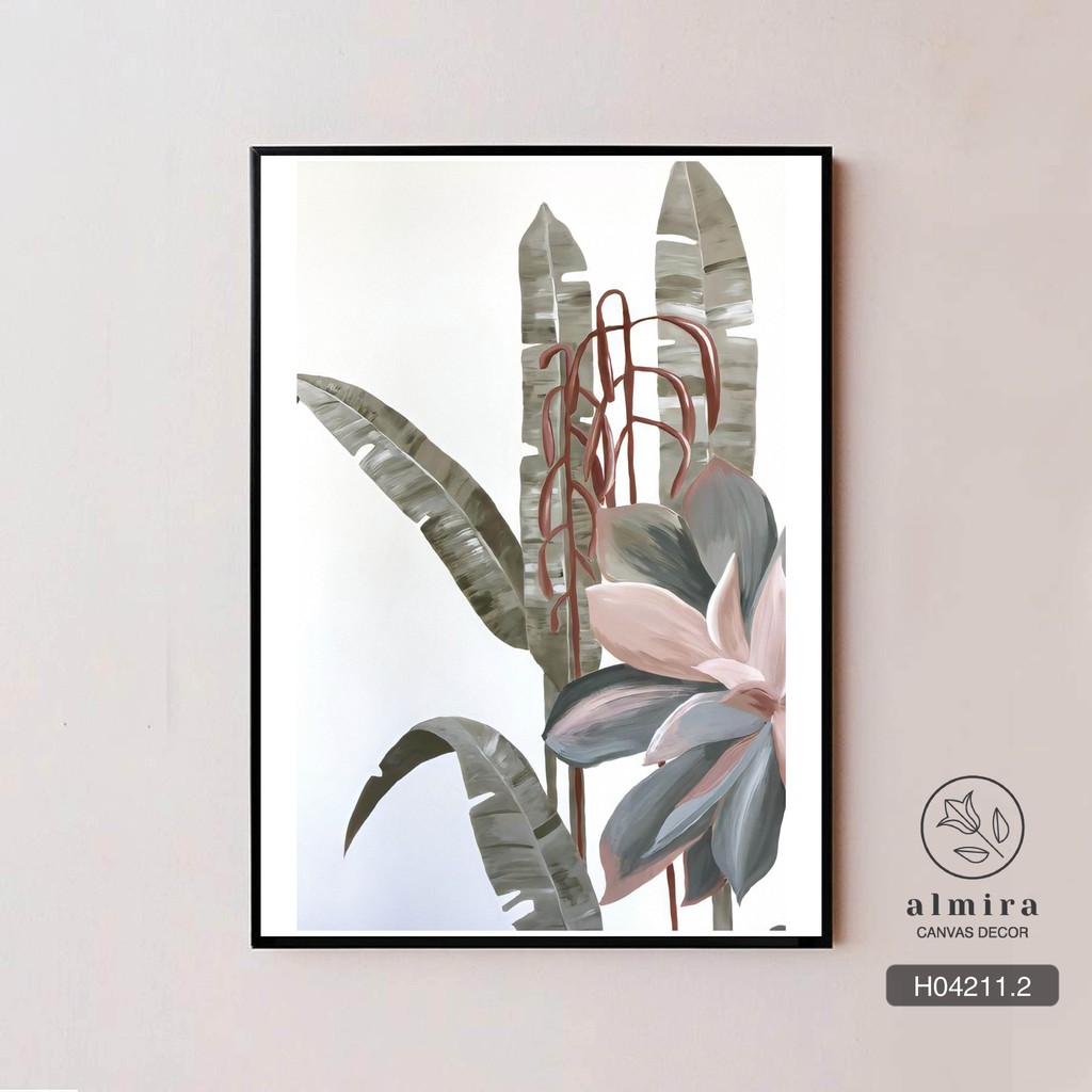 🌺 Tranh canvas Cô gái trìu tượng - tại Shop Almira_decor - tặng đinh treo 3 chân [H042]