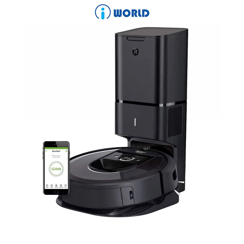 Robot hút bụi , máy hút bụi tự động iRobot Roomba i7 Plus thương hiệu Mỹ chính hãng nguyên seal bảo hành 12 tháng