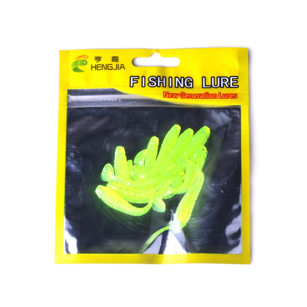 Bộ 10 Mồi Câu Cá silicone 50mm / 0.5g