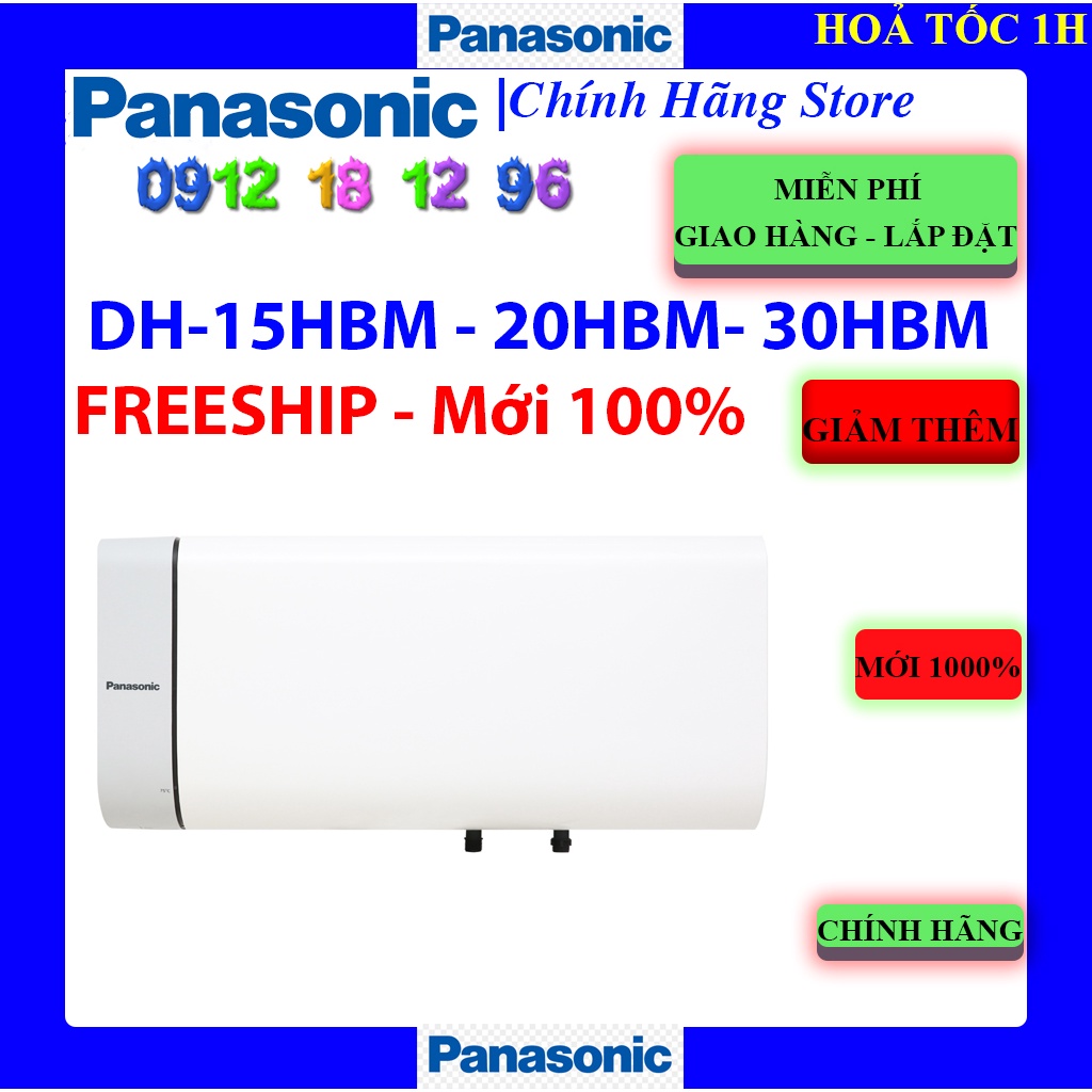 Máy nước nóng gián tiếp Panasonic DH-15HBM(DH-15HBMVW) - DH-20HBM(DH-20HBMVW) - DH-30HBM(DH-30HBMVW)