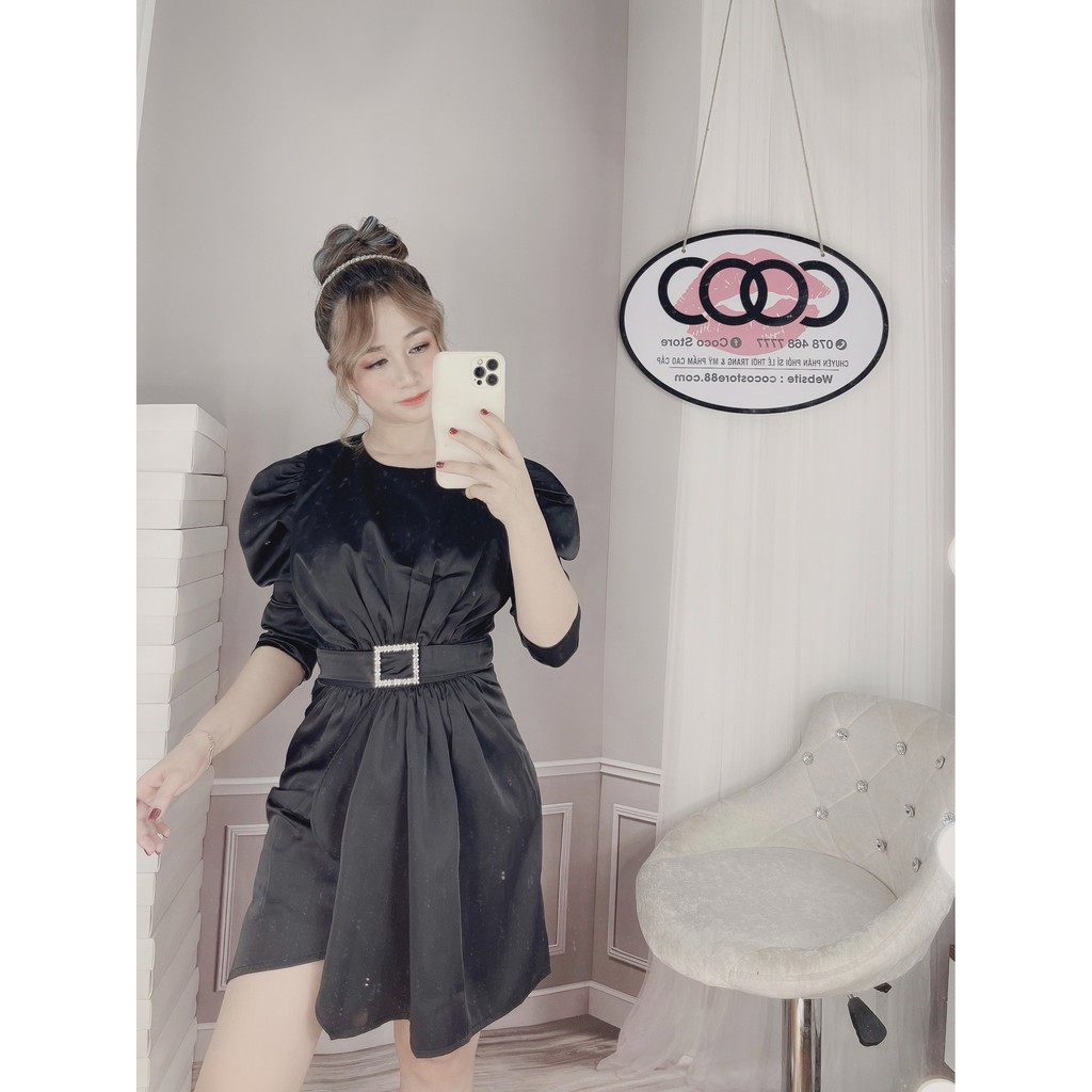 Đầm dự tiệc dáng suông vải Lụa phong cách sang trọng đẳng cấp - DA004 | BigBuy360 - bigbuy360.vn
