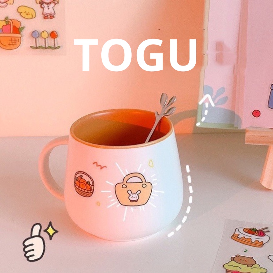 Sticker hình dán bé gái TOGU dễ thương hình dán cute văn phòng phẩm hình dán nón bảo hiểm sticker trang trí sổ