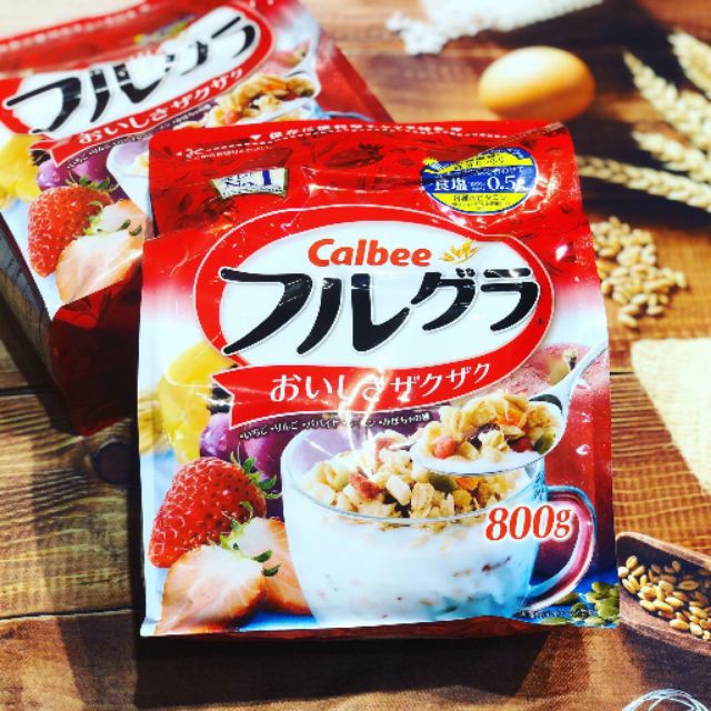 Ngũ cốc Calbee Nhật Bản 800gr