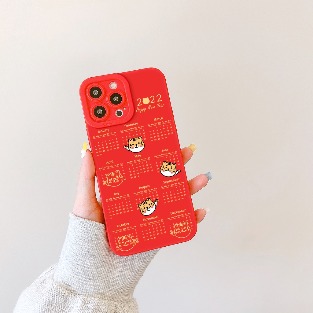 Ốp lưng iphone Lịch Năm Mới Nhâm Dần cạnh vuông 6/6plus/6s/6splus/7/7plus/8/8plus/x/xr/xs/11/12/13/pro/max/plus/promax | BigBuy360 - bigbuy360.vn