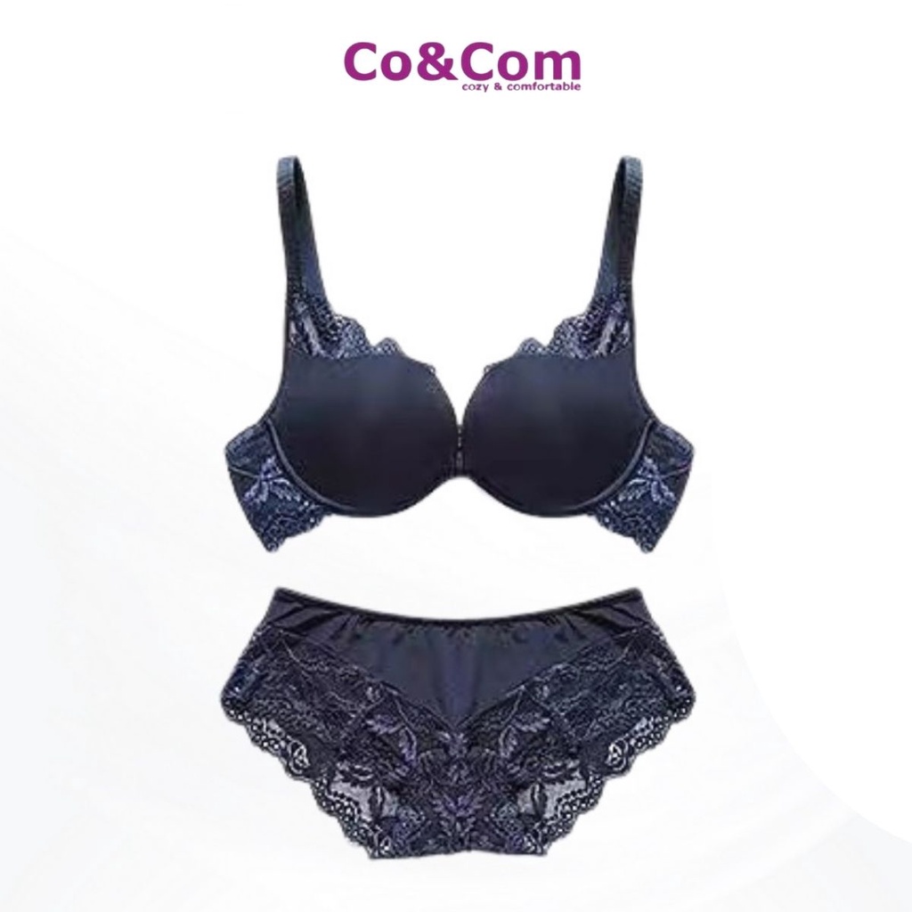 [Mã INCU50 giảm 50k đơn 250k] Bộ Đồ Lót Nữ Cao Cấp Co&Com BAN1618 Có Gọng, Đệm Mút 1,5 Phân Nâng Ngực | BigBuy360 - bigbuy360.vn