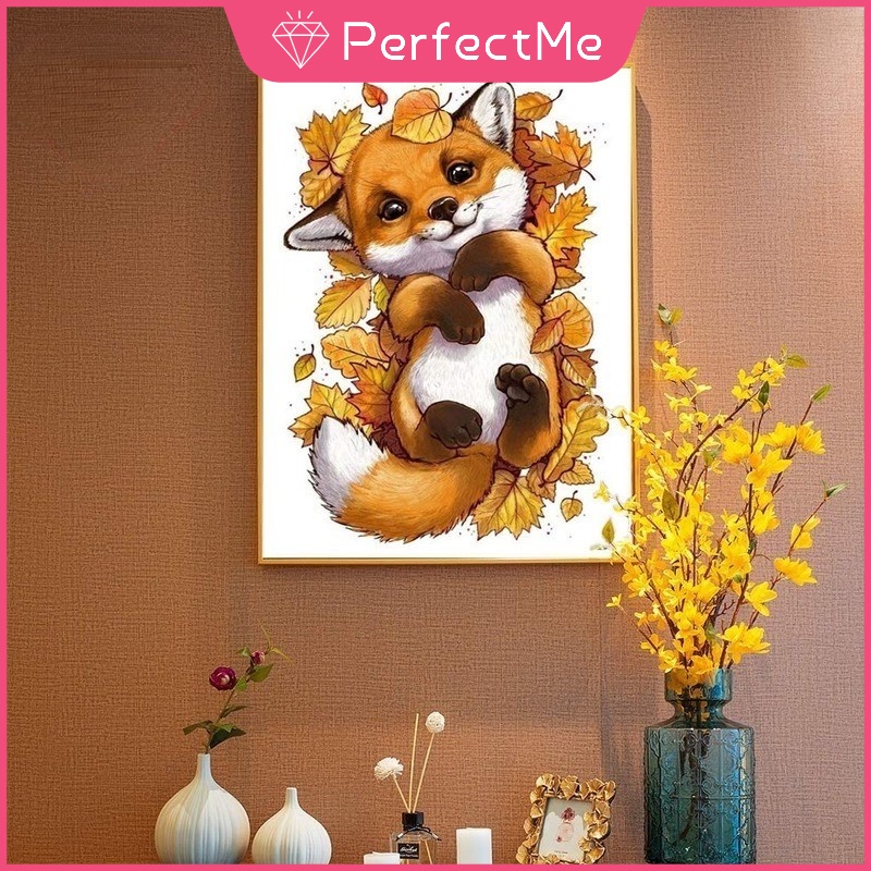 Bộ tranh đính đá 5D tự làm hình chú sóc trang trí tường nhà